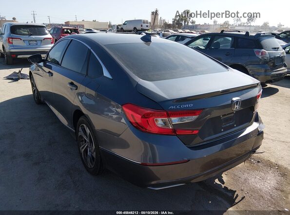 1HGCV1F58JA011672 2018 HONDA ACCORD Gray Հետևի ձախ