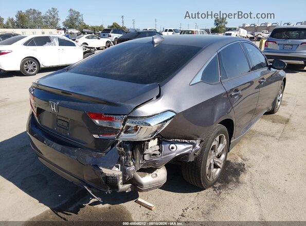 1HGCV1F58JA011672 2018 HONDA ACCORD Gray Հետևի աջ