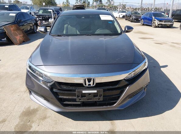 1HGCV1F58JA011672 2018 HONDA ACCORD Gray Սարքավորումների վահանակի տեսք
