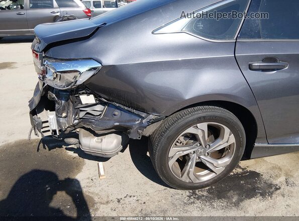 1HGCV1F58JA011672 2018 HONDA ACCORD Gray Դիմացի տեսք