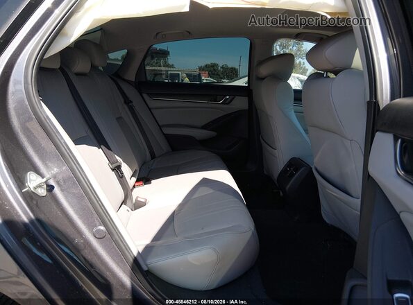 1HGCV1F58JA011672 2018 HONDA ACCORD Gray VIN կոդի պիտակի տեսք