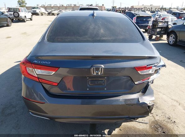 1HGCV1F58JA011672 2018 HONDA ACCORD Gray 