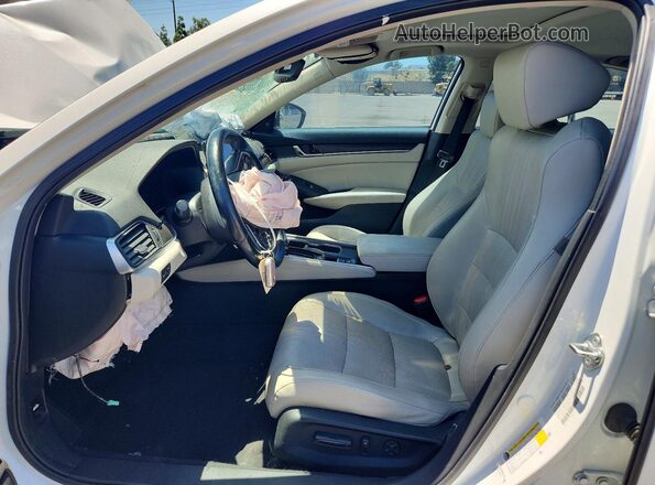 1HGCV1F58JA030738 2018 HONDA ACCORD White Սալոնի դիմացի տեսք