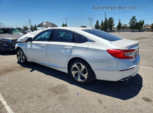 1HGCV1F58JA030738 2018 HONDA ACCORD White Հետևի ձախ