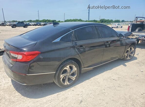 1HGCV1F58JA150944 2018 HONDA ACCORD Black Задня права чверть