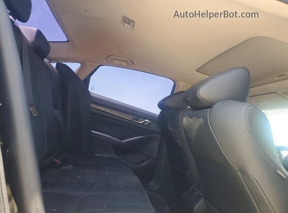 1HGCV1F58JA150944 2018 HONDA ACCORD Black Вид задніх сидінь