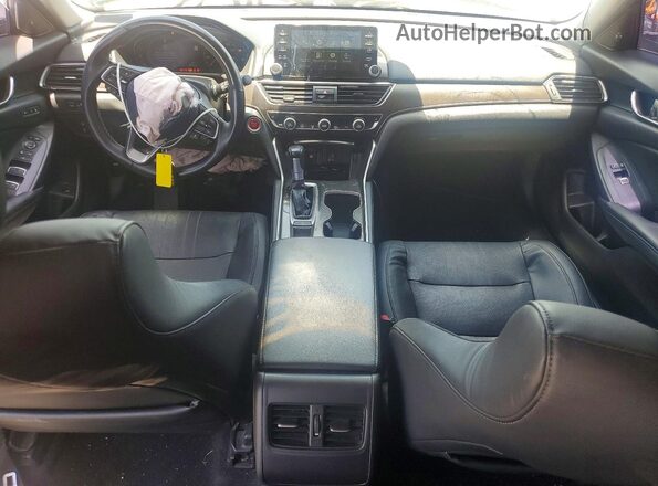 1HGCV1F58JA150944 2018 HONDA ACCORD Black Вид панелі приладів