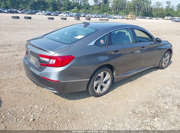 1HGCV1F58KA063529 2019 HONDA ACCORD Gray Задня права чверть