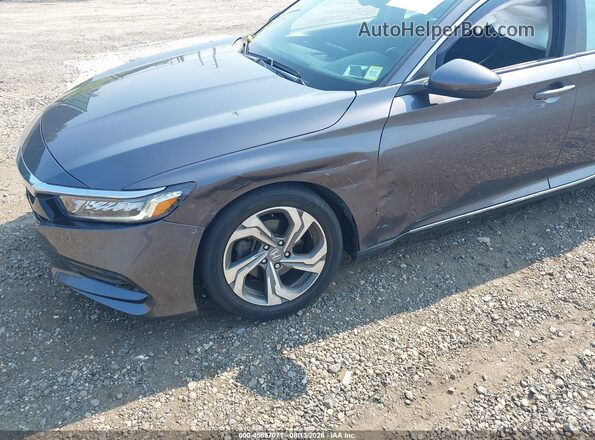 1HGCV1F58KA063529 2019 HONDA ACCORD Gray Вид спереду