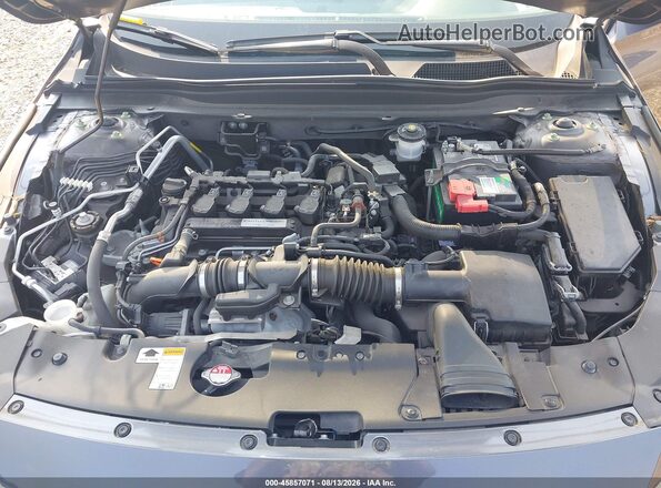 1HGCV1F58KA063529 2019 HONDA ACCORD Gray Вид ззаду