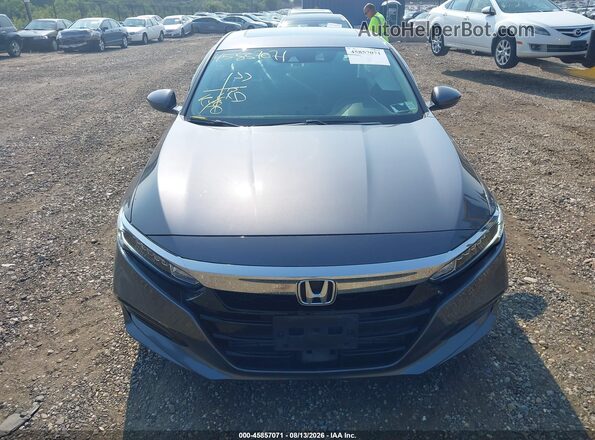 1HGCV1F58KA063529 2019 HONDA ACCORD Gray Вид щитка приладів