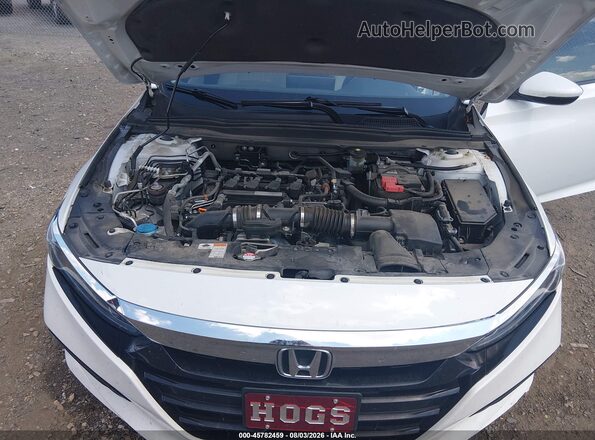1HGCV1F58KA084395 2019 HONDA ACCORD White Вид ззаду