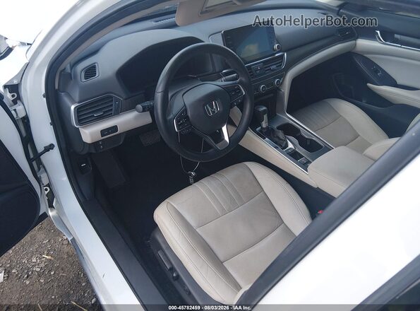 1HGCV1F58KA084395 2019 HONDA ACCORD White 