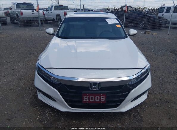 1HGCV1F58KA084395 2019 HONDA ACCORD White Вид щитка приладів
