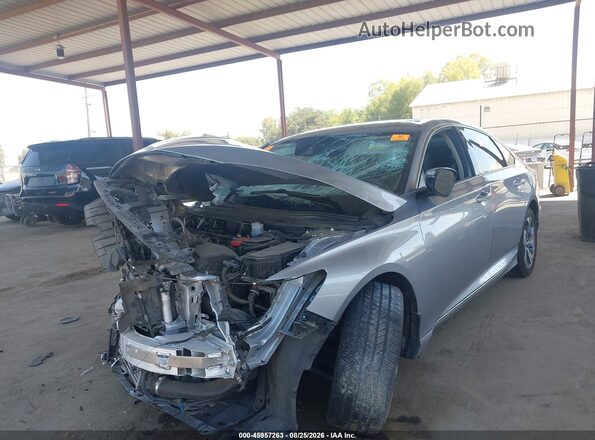 1HGCV1F58LA021671 2020 HONDA ACCORD Silver Առջևի ձախ երեք քառորդ տեսարան