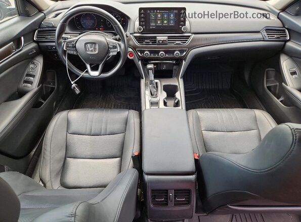 1HGCV1F58LA032301 2020 HONDA ACCORD Charcoal Widok deski rozdzielczej