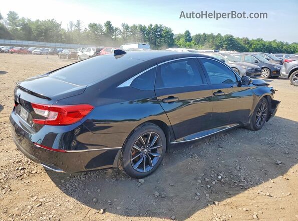 1HGCV1F58MA090071 2021 HONDA ACCORD Black Trasero derecho