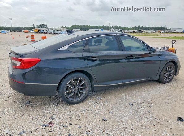 1HGCV1F58NA014464 2022 HONDA ACCORD Черный Задняя правая четверть