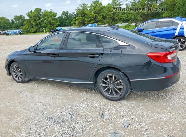 1HGCV1F58NA014464 2022 HONDA ACCORD Черный Задняя левая четверть