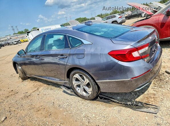 1HGCV1F59JA009395 2018 HONDA ACCORD Gray Հետևի ձախ