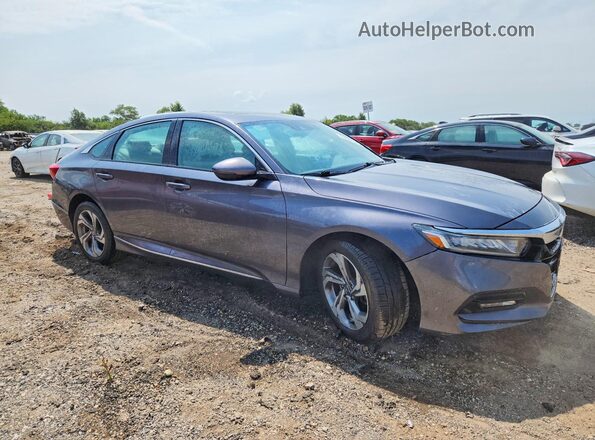 1HGCV1F59JA009395 2018 HONDA ACCORD Gray Առջևի աջ