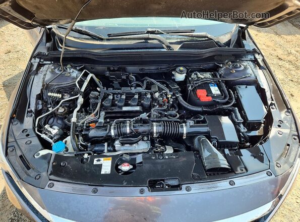 1HGCV1F59JA009395 2018 HONDA ACCORD Gray Սալոնի հետևի տեսք
