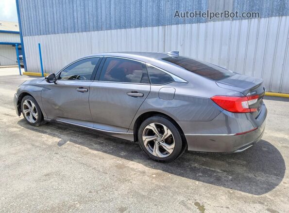1HGCV1F59JA010501 2018 HONDA ACCORD Black Հետևի ձախ