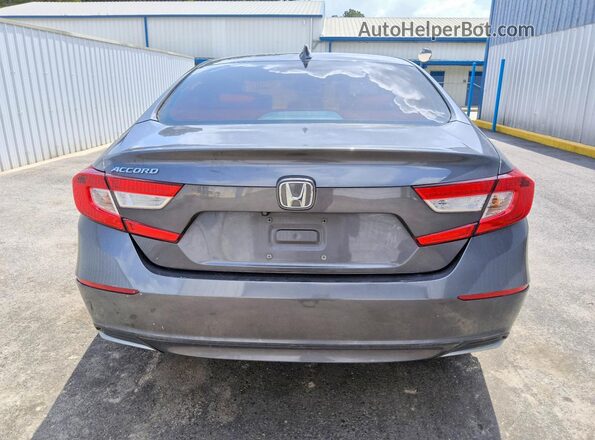 1HGCV1F59JA010501 2018 HONDA ACCORD Black Հետևի տեսք
