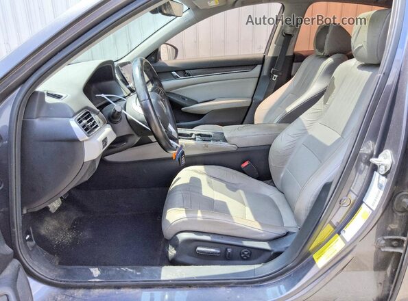 1HGCV1F59JA010501 2018 HONDA ACCORD Black Սալոնի դիմացի տեսք