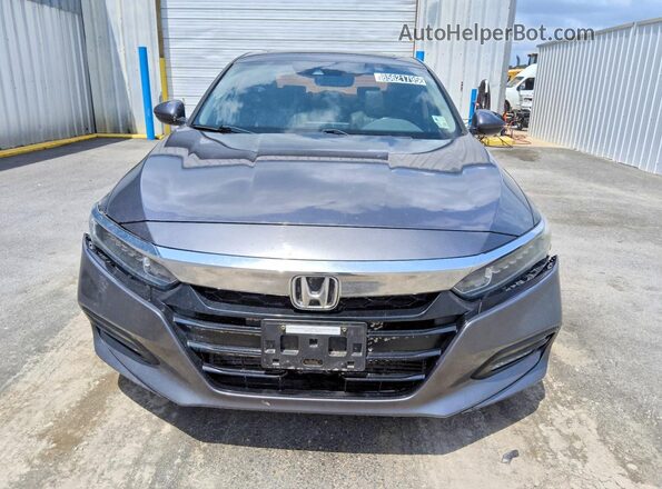 1HGCV1F59JA010501 2018 HONDA ACCORD Black Դիմացի տեսք