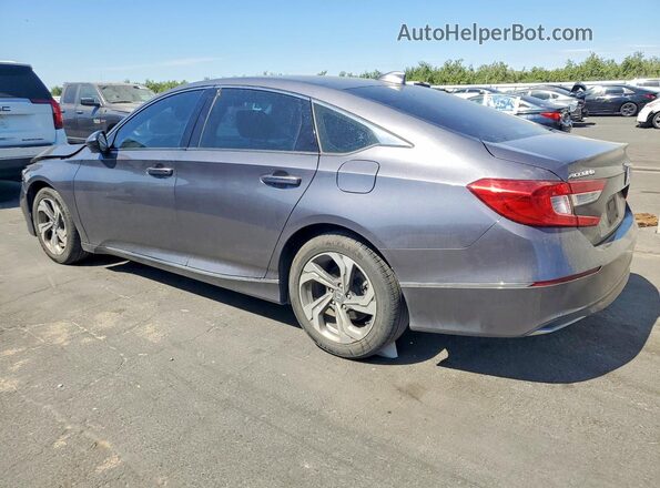 1HGCV1F59JA040369 2018 HONDA ACCORD Gray Tył lewy