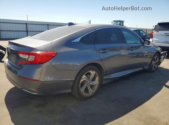 1HGCV1F59JA040369 2018 HONDA ACCORD Gray Tył prawy