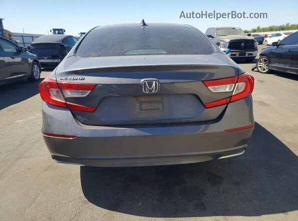 1HGCV1F59JA040369 2018 HONDA ACCORD Gray Widok z tyłu