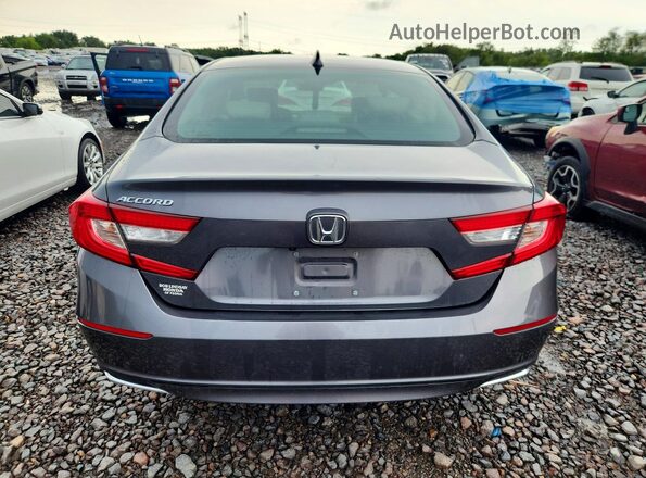 1HGCV1F59JA070312 2018 HONDA ACCORD Угольный Вид сзади