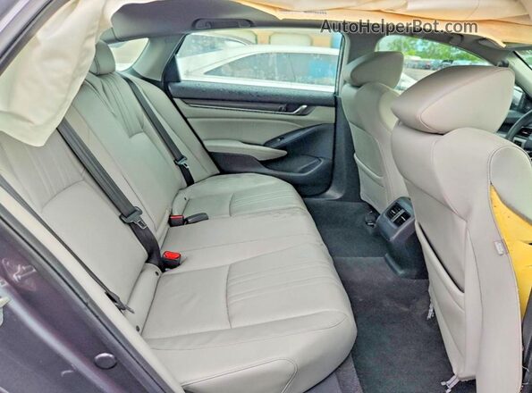 1HGCV1F59JA070312 2018 HONDA ACCORD Угольный Вид задних сидений