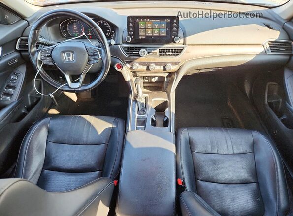 1HGCV1F59JA073811 2018 HONDA ACCORD Black Dashboard view