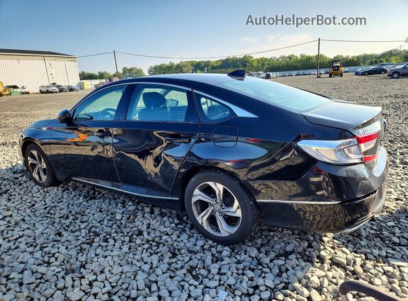 1HGCV1F59JA073811 2018 HONDA ACCORD Black Rear left