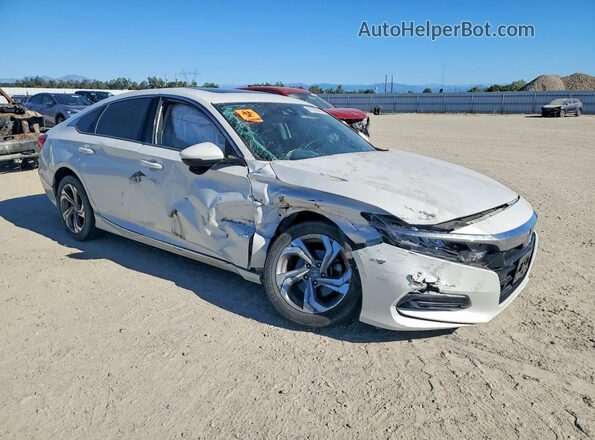 1HGCV1F59JA126667 2018 HONDA ACCORD White Delantero derecho