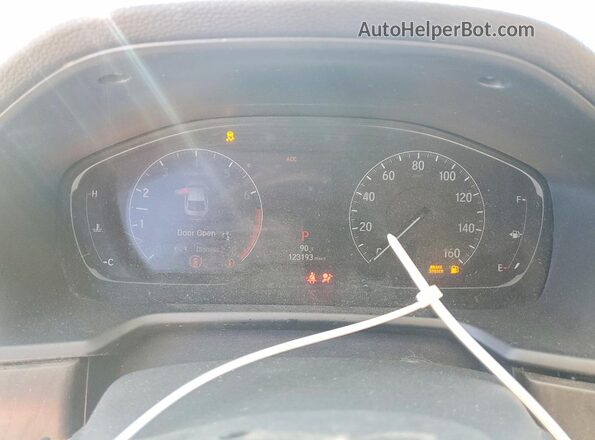 1HGCV1F59JA126667 2018 HONDA ACCORD White Vista del cuadro de instrumentos