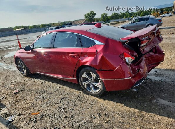 1HGCV1F59JA183094 2018 HONDA ACCORD Red Հետևի ձախ