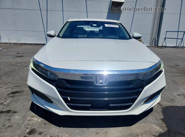 1HGCV1F59KA080274 2019 HONDA ACCORD White წინა ხედი