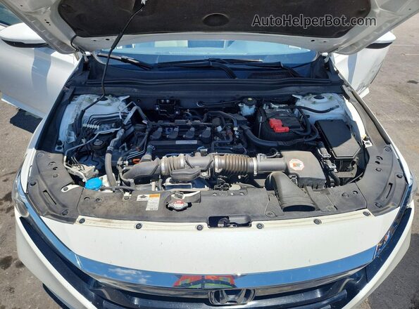 1HGCV1F59KA080274 2019 HONDA ACCORD White უკანა სალონის ხედი