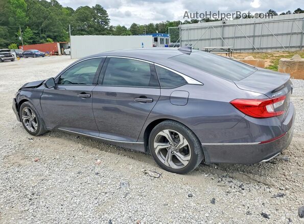 1HGCV1F59KA126766 2019 HONDA ACCORD Gray Tył lewy