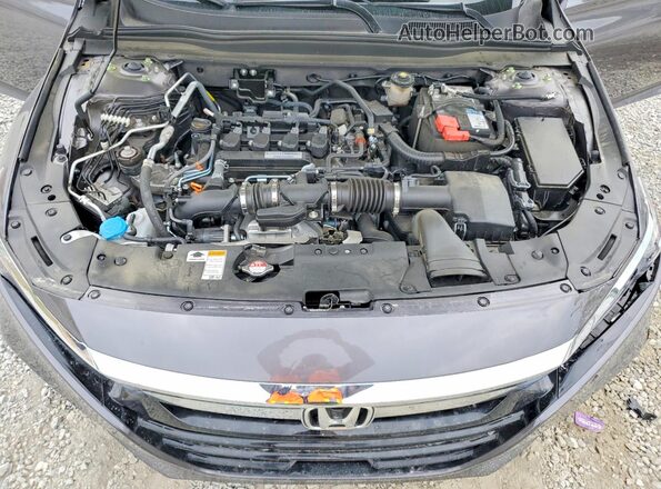 1HGCV1F59KA126766 2019 HONDA ACCORD Gray Widok wnętrza z tyłu
