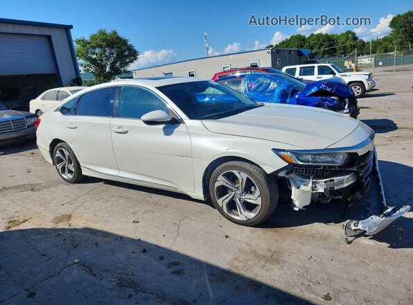 1HGCV1F59LA019668 2020 HONDA ACCORD White Delantero derecho