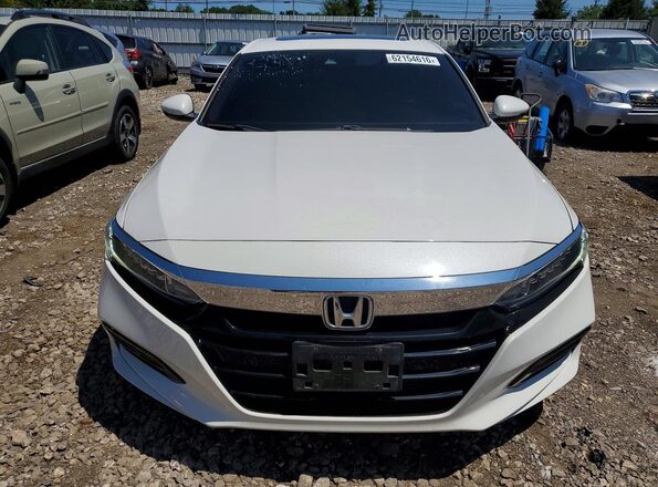 1HGCV1F59LA053237 2020 HONDA ACCORD Белый Вид спереди