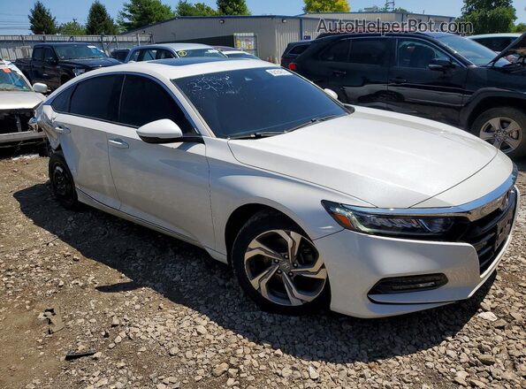 1HGCV1F59LA053237 2020 HONDA ACCORD Белый Передняя правая четверть