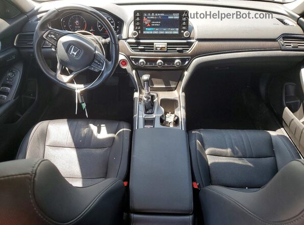 1HGCV1F59LA053237 2020 HONDA ACCORD Белый Вид панели приборов
