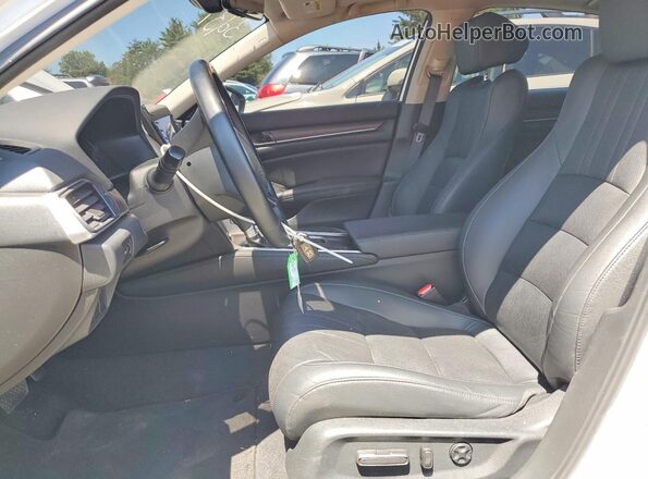 1HGCV1F59LA053237 2020 HONDA ACCORD Белый Вид салона спереди