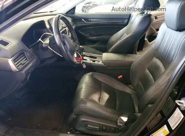 1HGCV1F59NA014621 2022 HONDA ACCORD Черный Вид салона спереди